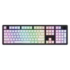 Tastatură HATOR Skyfall 100, Cu fir / Fără fir, Negru | Alb