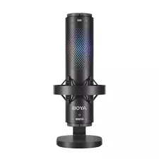 Microfon Gaming Boya K9, Cu fir, Negru