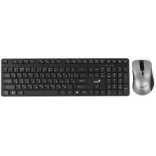 Клавиатура и мышь Genius KM-8216S, Беспроводное, Чёрный