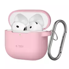 Husă pentru Airpods Tech Protect Hook, Dusty Pink