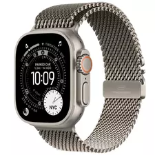Ceas inteligent Apple Watch Ultra 3, 49mm, Natural Titanium