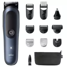 Trimmer pentru bărbați Braun AIO7540, Albastru