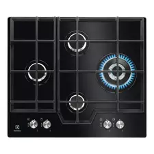 Plită pe gaz Electrolux KGG6456K, Negru