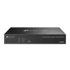Înregistrator video TP-LINK VIGI NVR1004H-4P, Negru