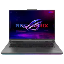 Laptop Gaming 18" ASUS ROG Strix G18 G814PM, Eclipse Gray, AMD Ryzen 9 8940HX, 16GB/1024GB, Fără SO