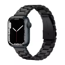 Curea pentru ceas Spigen Modern Fit, Oţel inoxidabil, Negru