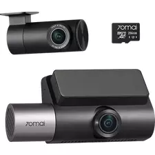 Set Dash Cam față și spate 70mai T800 + Rear Cam RC24, Negru
