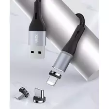 Cablu încărcare și sincronizare XO NB125, USB Type-A/Lightning, 1m, Negru