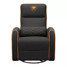 Scaun Gaming Cougar FIDOM, Imitație de in, Negru | Portocaliu