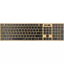 Tastatură Genius SlimStar 7250BT, Fără fir, Pine Wood