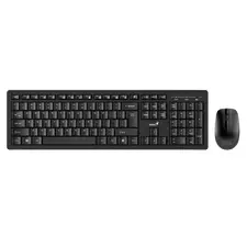 Клавиатура и мышь Genius KM-8200, Беспроводное, Чёрный