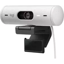 Cameră Web Logitech BRIO 500, Full-HD 1080P, Alb