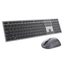 Set Tastatură + Mouse DELL KM7321W, Fără fir, Gri