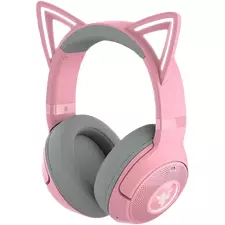 Căști gaming Razer Kraken Kitty V2, Fără fir/Cu fir, Roz