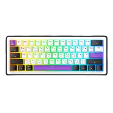 Tastatură HATOR Hellyberry HK60 Wireless, Cu fir / Fără fir, Alb