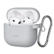 Husă pentru Airpods Tech Protect Hook, Crayon Grey