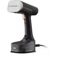 Aparat de călcat vertical cu aburi Braun GS 7077 BK, Negru