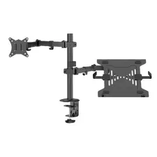 Table/desk 1-display & notebook mounting "M141LT" Barkan (rotate,tilt,swivel),13”-34”,up to 12 kg,VE