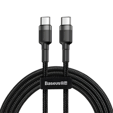 Baseus Cable Type-C to Type-C 60W 2m, Cafule Series, Black