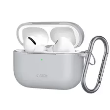 Husă pentru Airpods Tech Protect Hook Apple Airpods Pro 3, Crayon Grey