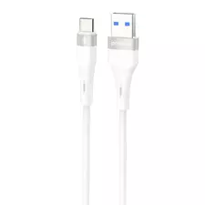 Cablu USB (Type-C), Proove Light Silicone Plus USB to Type-C 3A (1m), White
