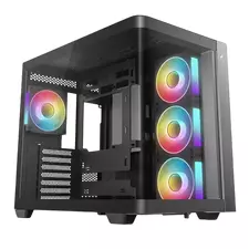 Case ATX Deepcool CG530U 4F, w/o PSU,3x120side 1x120rear ARGB PWM, 2xUSB3.0, 1xTypeC, Curved-Glass P