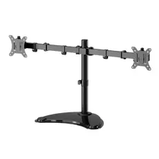 Suport birou pentru monitoare Gembird MS-D2ST-02, Negru
