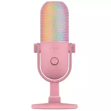 Microfon Gaming Razer Seiren V3 Chroma, Cu fir, Quartz