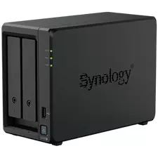 SYNOLOGY  "DS725+", 2-bay, AMD Ryzen 2-core 2.6-3.1Ghz, 1x4Gb+1Slot, 1x2.5GbE, 1x1GbE, 2xM.2 NVMe