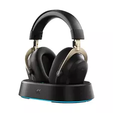 Căști gaming MCHOSE V9 Turbo Plus, Fără fir/Cu fir, Negru | Auriu