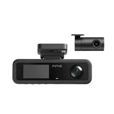 70mai Dash Cam T400 with Rear Cam (RC21) 3Channel, Black