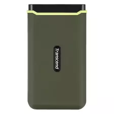 Внешний портативный SSD накопитель Transcend ESD380C, 4 ТБ, Military Green (TS4TESD380C)