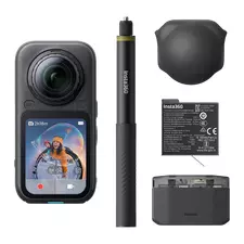 Camera Action Insta360 X6 Essentials Bundle, Midnight Black