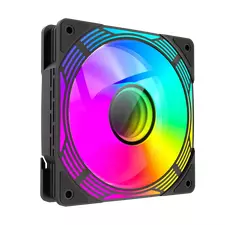 PC Case Fan GAMEMAX FN12A-C8I-R, Reversed, 120mm, ARGB, 24 LED, 9 blades, PWM, 