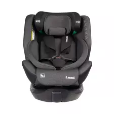 Scaun auto Caretero Lumi i-Size, Grupa 0+/1/2/3 (0-36 kg), Gri inchis