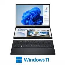 Ноутбук ASUS Zenbook DUO OLED, 14.0" Inkwell Gray (UX8406MA) / Intel Core Ultra 9 185H / 32GB / 1TB SSD