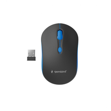 Mouse Wireless Gembird MUSW-4B-03-B, Black / Blue