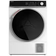 Uscător de rufe Sharp KD-NHL8S9GWC-EE, 8kg, Alb