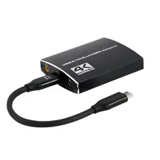 Cablu Video Cablexpert A-CM-HDMIF2-01, USB 3.1 Type-C (F) - 2 x HDMI (F), 0.15 m, Negru