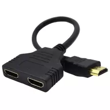 Adaptor Video Cablexpert DSP-2PH4-04, HDMI (M) - , 0,1m, Negru