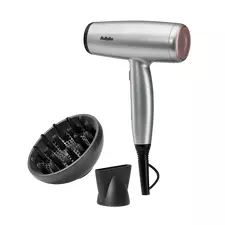 Uscător de păr BaByliss D580DE, 2100W, Argintiu
