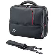 Geantă pentru Laptop Fujitsu Prestige Case Mini, 13.3", Piele artificială, Negru