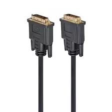 Cablu Video Cablexpert CC-DVI2-BK-15, DVI-D (M) - DVI-D (M), 4,5m, Negru