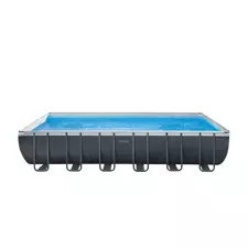 Piscină cu cadru metalic Intex 26364, 31805L, Antracit