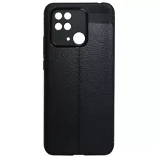 Husă Xcover Xiaomi RedMi 10C - Leather, Negru