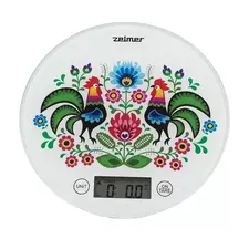 Cântar electronic de bucătărie Zelmer ZKS1611, Alb