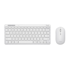 Tastatură + Mouse Wireless Trust Lyra Multi-Device, BT5.0, White