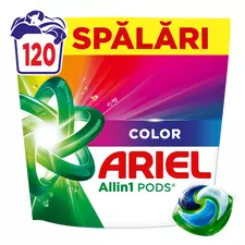Detergent capsule pentru rufe Ariel Color 3 in 1 Pods, 120 spalari