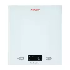 Cântar electronic de bucătărie Ardesto SCK-893W, Alb