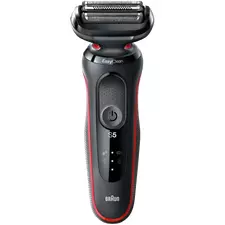 Aparat de ras electric Braun Series 5, Negru/Rosu